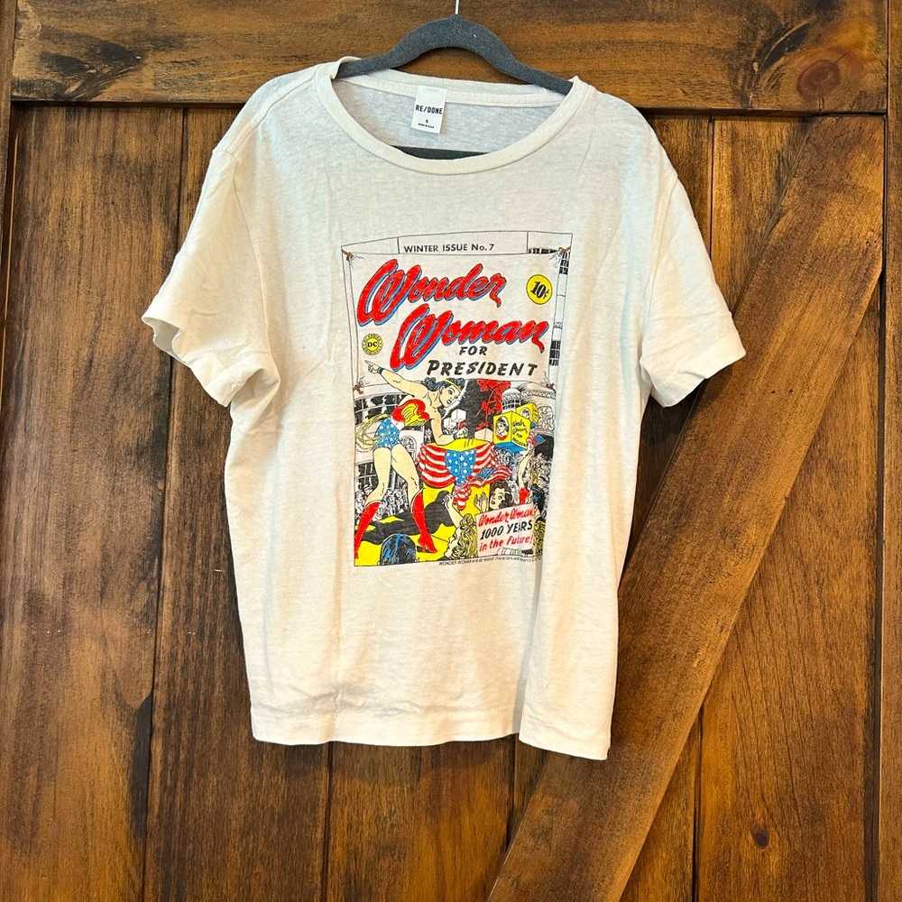 Redone Wonder Woman for President t shirt